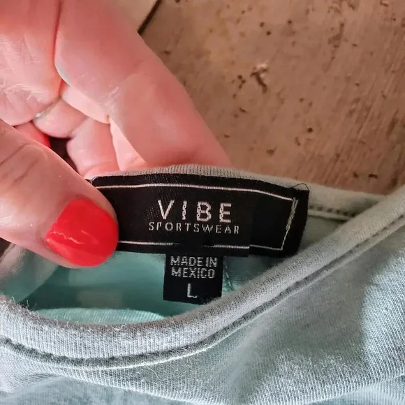 NWT Vibe Sportswear Dus Sage Shoulder Pad Bodysuit Women's Size Large - Picture 4 of 12